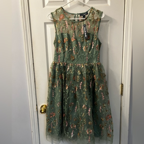 ModCloth Mystique Mirage Fit & Flare Dress, Size Small - Picture 3 of 4
